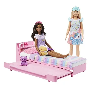 Barbie My First Trundle Bed Playset for Imaginative Kids