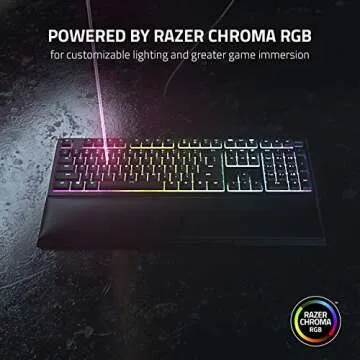 Razer Ornata V2 Gaming Keyboard With Customizable Lighting