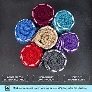 Debra Weitzner 5 Pairs Non-skid Hospital Socks Fuzzy Sleeping Socks Gripper Socks For Women Men Blk/Pnk/Bge