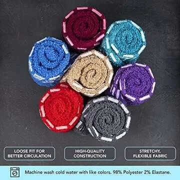 Debra Weitzner 5 Pairs Non-skid Hospital Socks Fuzzy Sleeping Socks Gripper Socks For Women Men Blk/Pnk/Bge