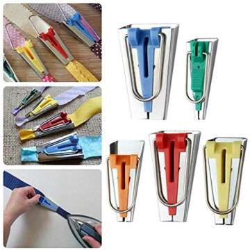 Bias Tape Makers Kit for DIY Sewing and Quilting