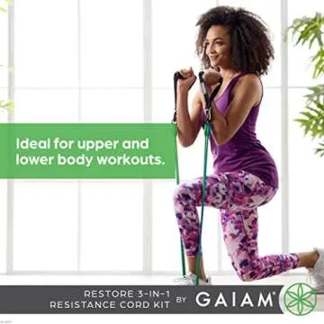 Gaiam Resistance Band Kit for Customizable Intensity