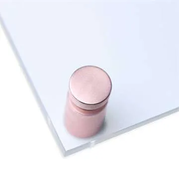 Elegant Acrylic Wall Calendar with Rose Gold Hardware