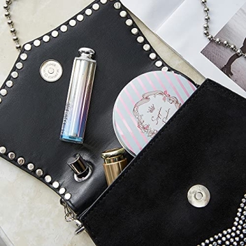 DEEPMEOW Rhinestone Crossbody Bag for Women - Stylish and Elegant