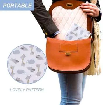 Soft Waterproof Baby Diaper Changing Pad Liners Pack of 3