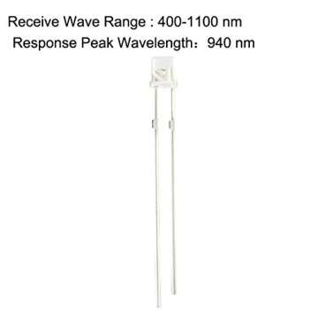 uxcell 20pcs Photosensitive Diode Sensors for Projects