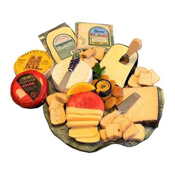 Imported Cheese Gift Basket - Perfect for Any Occasion