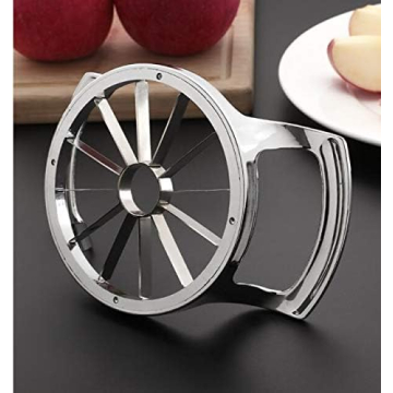 Yzooiyl 12-Slice Apple Slicer Corer Stainless Steel Ultra-Sharp