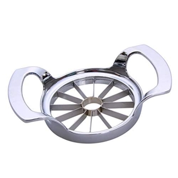 Yzooiyl 12-Slice Apple Slicer Corer Stainless Steel Ultra-Sharp