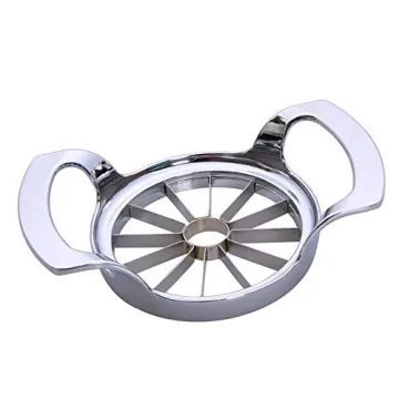 Yzooiyl 12-Slice Apple Slicer Corer Stainless Steel Ultra-Sharp