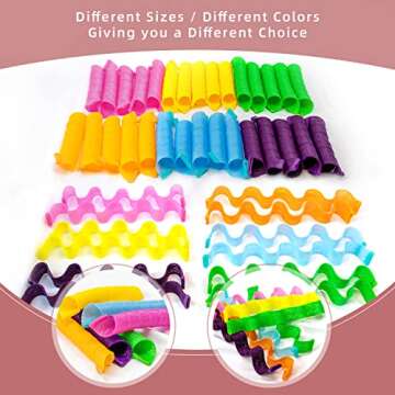 60pcs Heatless Hair Curlers Kit for Effortless Curls
