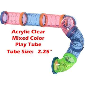 5-Floors Large Twin Tower Syrian Hamster Rodent Gerbil Mouse Mice Rat Home Cage with Crossover Tube ...