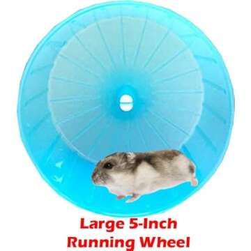 5-Floors Large Twin Tower Syrian Hamster Rodent Gerbil Mouse Mice Rat Home Cage with Crossover Tube Tunnel Expansible and Customizable with Hide House Running Wheel Food Dish Water Bottle
