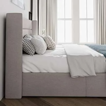 SHA CERLIN King Size Lift Up Storage Bed Elegant Design