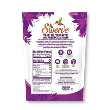 Swerve Sweetener Granular and Confectioners Baker's Bundle - Sugar Substitute, Zero Calorie, Keto Fr...