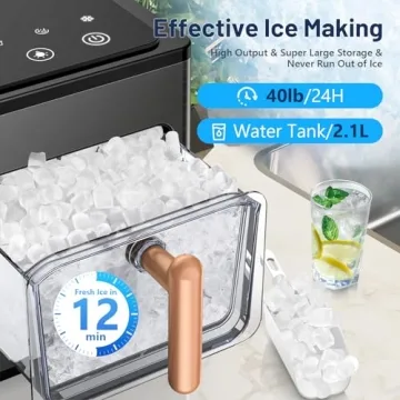 Nugget Ice Maker for Chewy Ice at Home or Office