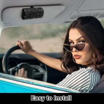 Accmor Bling Sunglasses Holder - Stylish Car Accessory