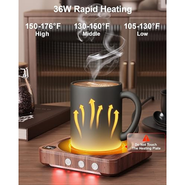 House Gem 36W Mug Warmer with Temperature Display