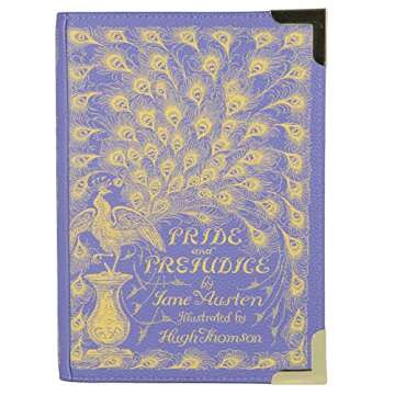 Well Read Co Crossbody Purse Handbag for Book Lovers - Pride and Prejudice Purple, Vegan Leather, La...