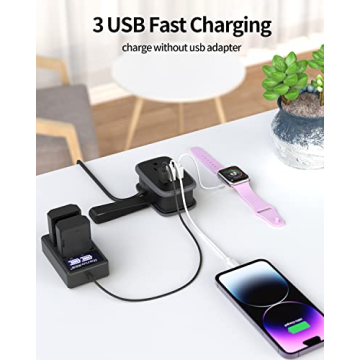 Compact NTONPOWER Travel Power Strip with USB Ports