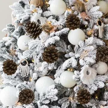 Natural Pine Cone Picks for Rustic Christmas Decor