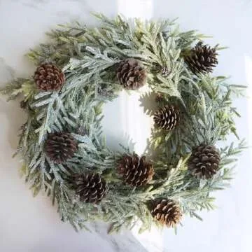 Natural Pine Cone Picks for Rustic Christmas Decor
