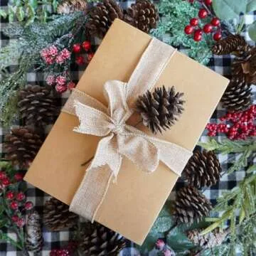 Natural Pine Cone Picks for Rustic Christmas Decor