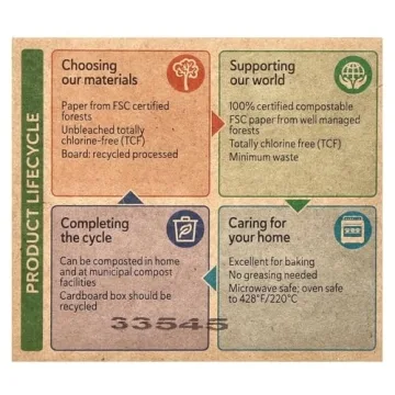 If You Care Large Unbleached Baking Cups for Eco-Friendly Baking