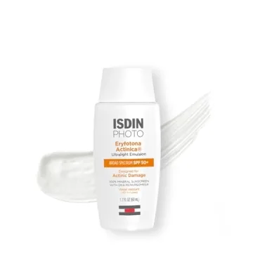 ISDIN Eryfotona Actinica Zinc Oxide and 100% Mineral Sunscreen Broad Spectrum SPF 50+, No White Cast...