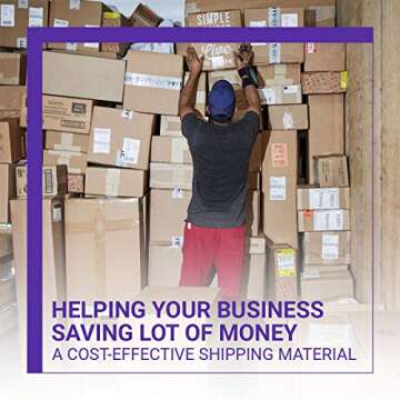 Pacific Mailer 2-Pack Anti-Static Bubble Cushioning Wrap Rolls, 3/16" x 12" x 72' ft Total, Perforated Every 12", 20 Fragile Stickers for Packaging, Shipping, Mailing