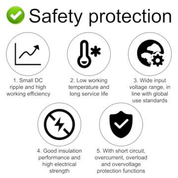 Korg Compatible 9V Power Supply Adapter for Synthesizers