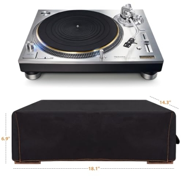 Premium Turntable Dust Cover - Waterproof & Durable Protection