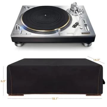 Premium Turntable Dust Cover - Waterproof & Durable Protection