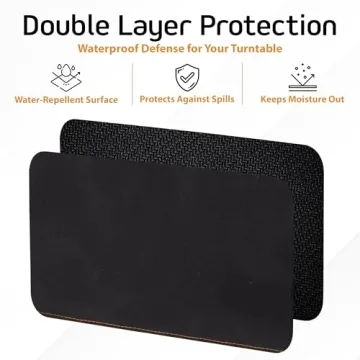Premium Turntable Dust Cover - Waterproof & Durable Protection
