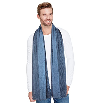 Stylish GERINLY Cotton-Linen Scarves for Men