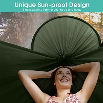 G4Free Pop-up Camping Hammock with Mosquito Net