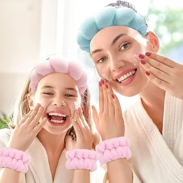 Zkptops Spa Headband Set for Women - Soft & Stylish Skincare Accessories