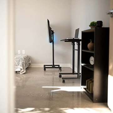 VIVO Mobile TV Rolling Stand for 13 to 42 inch Screens