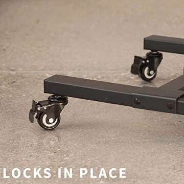 VIVO Mobile TV Rolling Stand for 13 to 42 inch Screens