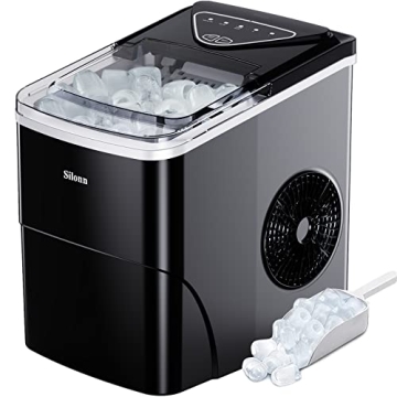 Silonn Ice Maker: Fast Ice Production & Self-Cleaning