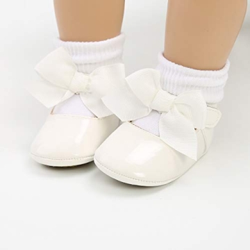LAFEGEN Baby Girls Non-Slip Mary Jane Flats for Infants