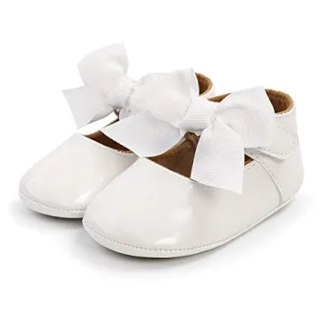LAFEGEN Baby Girls Non-Slip Mary Jane Flats for Infants
