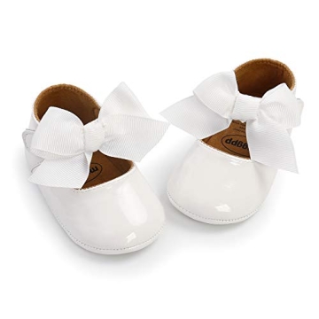 LAFEGEN Baby Girls Non-Slip Mary Jane Flats for Infants