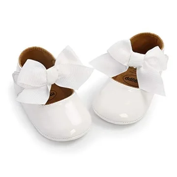 LAFEGEN Baby Girls Non-Slip Mary Jane Flats for Infants