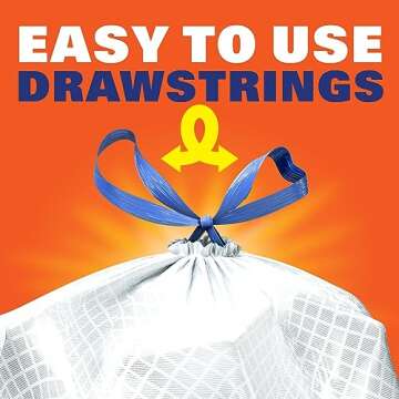 Hefty Ultra Strong 13 Gallon Kitchen Trash Bags, 80 Count