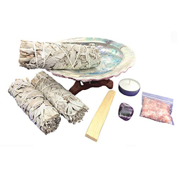 Large Smudge Kit for Cleansing Energy and Spiritual Renewal