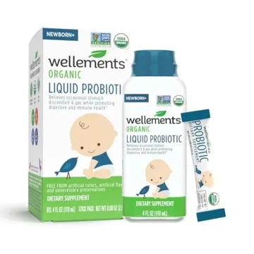 Wellements Organic Probiotic for Infant Gas Relief and Health