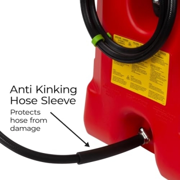 Scepter 14-Gallon Portable Gas Tank with Pump - Safe & Easy