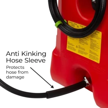 Scepter 14-Gallon Portable Gas Tank with Pump - Safe & Easy