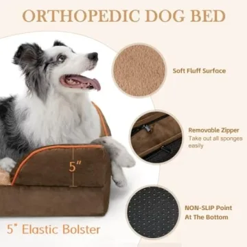 Orthopedic Dog Bed for Extra Large Dogs, Waterproof and Washable